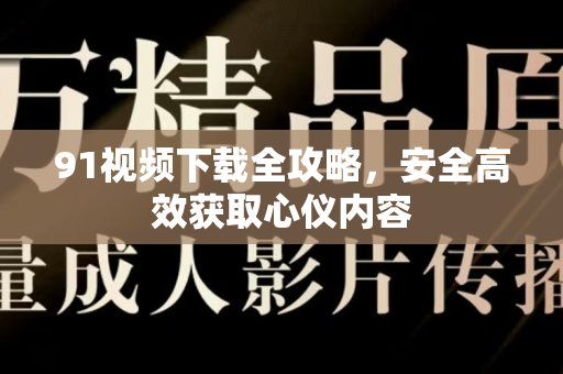 91视频下载全攻略，安全高效获取心仪内容